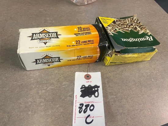 600 Rounds 22 LR Ammo