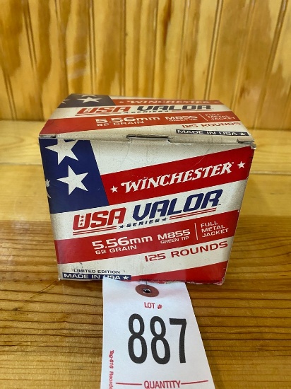 Winchester Limited Edition 5.56MM M855 Greentip FMJ 62 Grain 125 Rounds