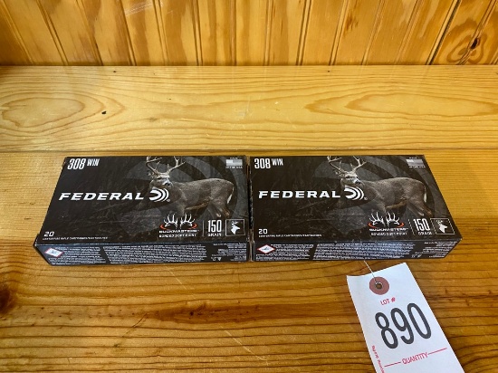 Federal 308 Win 150 Grain (2) 20 round Boxes