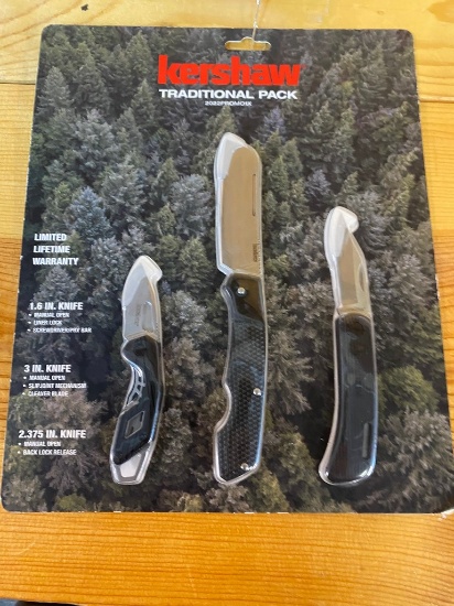 Kershaw Traditional Pack 3 Knifes