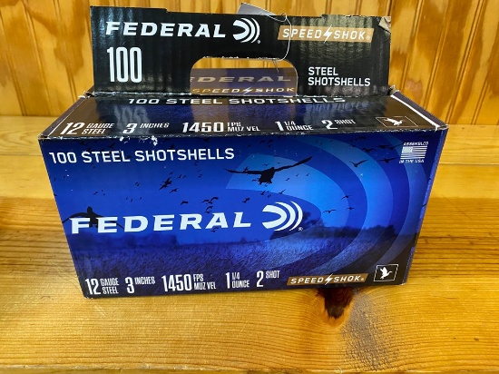 100 Rounds of 12 gauge Steel Shot Federal