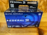 100 Rounds of 12 gauge Steel Shot Federal