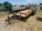 New 2023 C-5 16ft. Utility trailer with Removable Gate Tandem 3500lb Axles LED Lighting