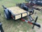 5x8 Utility Trailer with Ramps