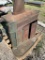 Old burning stove