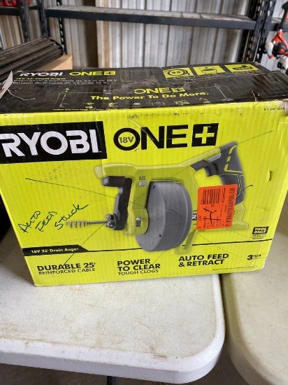 Ryobi 18V Drain Auger