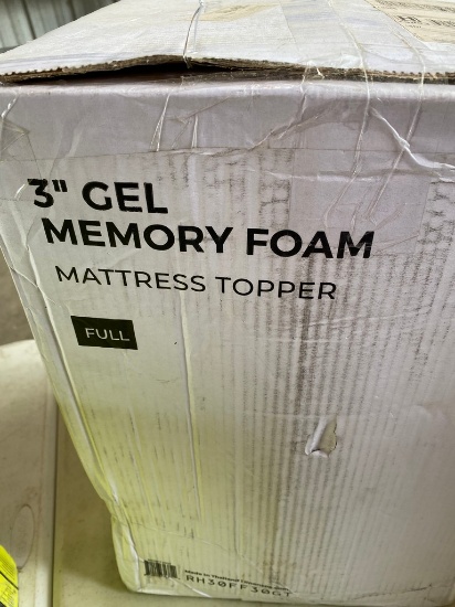 Full 3" Gel Foam Matteress Topper