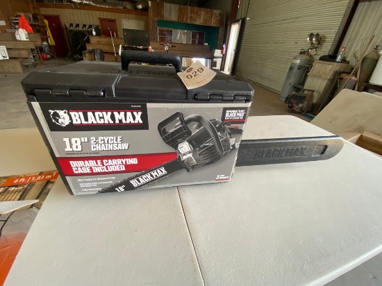 Black Max 18" 2 Cycle Chain Saw