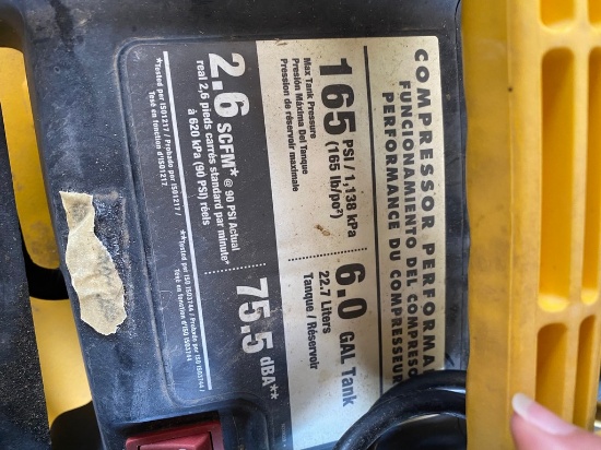 Dewalt Air compressor with hose , works