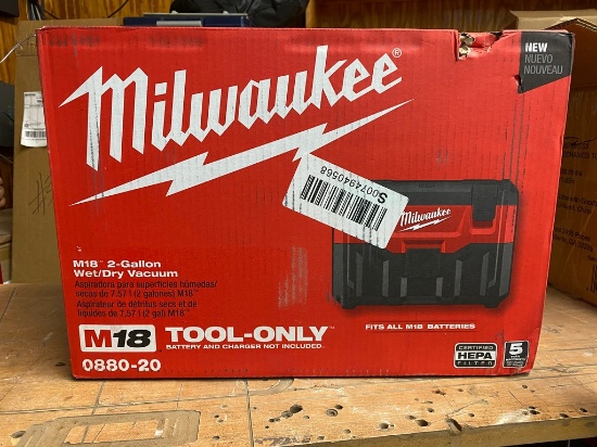 New Milwaukee Vaccum Tool only
