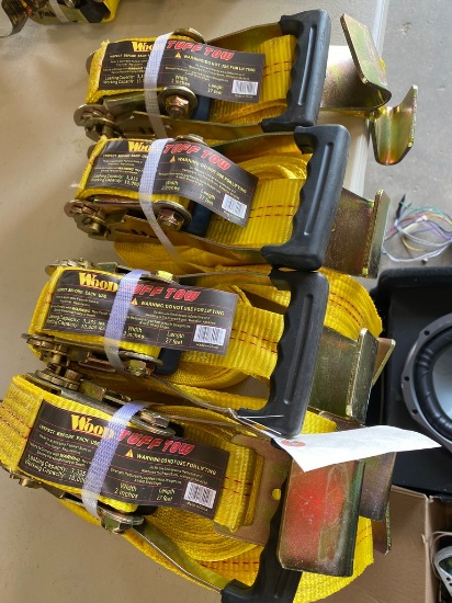 New 4 Ratchet Straps