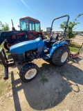 2005 New Holland TC29 Runs & operates ,has a 60 inch bushhog RDTH