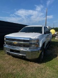 2015 Chevy 2500 4x4 Crew Cab White Runs & Drives Miles TMU Clean Title