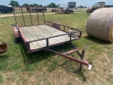 7x12 Utility Trailer with Gate