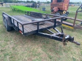 16ft. Pipe Top 7k Axles, bill of sale