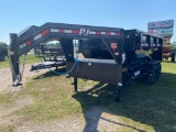 2022 PJ 14'x6' Rollster Dumpster trailer used 2 times