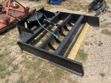 Quick Attach 2 Row Grader With Hydraulic Rippers