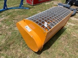 Skid Steer concrete mixer with shoot