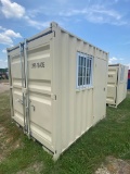 New 9ft. Office Storage Container with walk in door & window