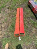 Used Heavy duty pallet fork extenions