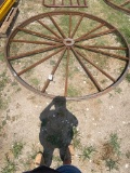 2 Metal Spool Wheels