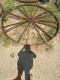 2 Metal Spool Wheels