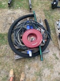 Pallet 8 New hoses and reel Craft hose reel