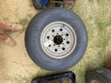 2-235/80R16 8 Lug Trailer Wheels new Tires