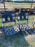 2 Metal Rocking Chairs