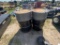 2 Metal Barrel with lids