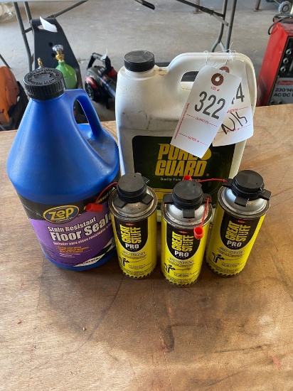 Pro Guard comprssor oil,gun cleaner,zep floor sealer