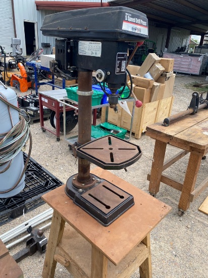 Pro Series 5 speed drill press works