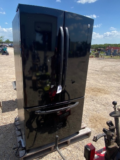 GE Black 3 door Refrigerator