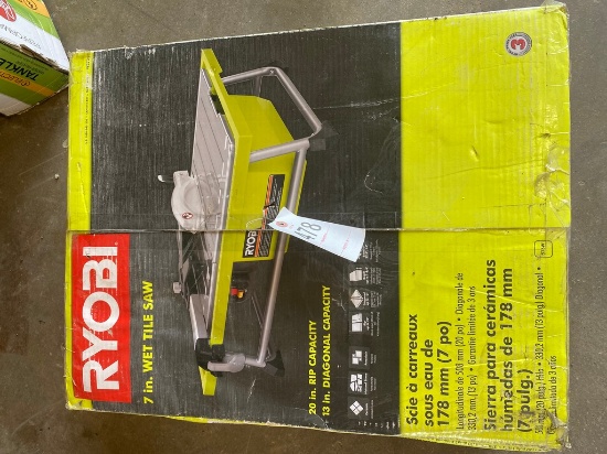 Ryobi 7in Wet tile Saw