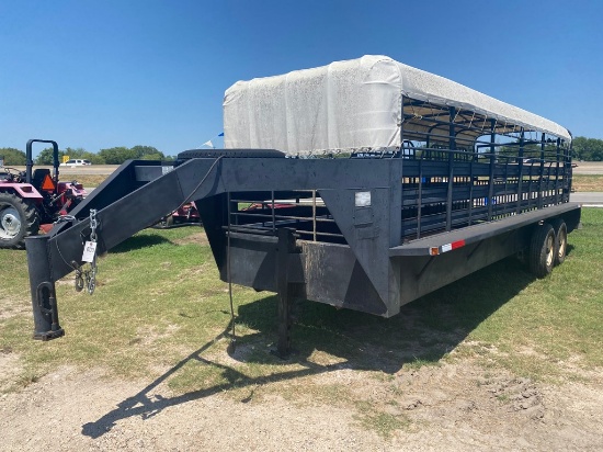 6x24 Stock Trailer, new tires,new barrons,new lights