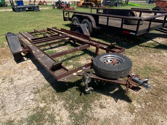 14" shopmade Car Hauler with Ramps Bill of Sal