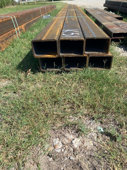 4x6 Rec Tubing 1/4", 6 pcs @ 19'11" 120 feet