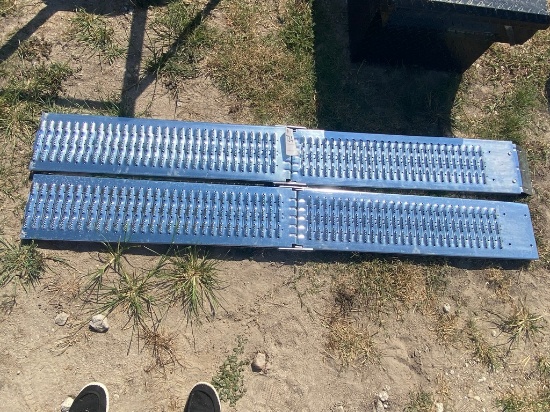 Set of Folding Metal Ramps