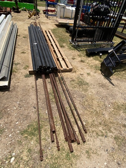 16 pc 3" Pipe & sucker rod
