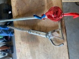 2- Barrel Pumps one red,one stainless steel