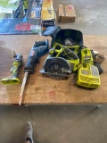 Ryobi 18V Saw,Multi tool & Saw Zall Battery & charger