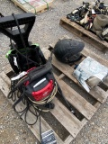 2 Electric Pressure washers,sanders & helment