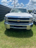 2015 Chevy 2500 4x4 Crew Cab White Runs & Drives Miles TMU Clean Title