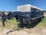 6x24 Stock Trailer, new tires,new barrons,new lights