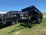 2022 PJ 14x6 Rollster Dumpster Trailer used 2 times
