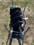 JCT Quick Attach Hydraulic Auger with 2 Bits