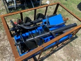 Agrotk Quick Attach Hydraulic Auger With 6'x12'x14