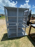 Large Metal Cabinet with doors