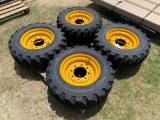 New 4-10x16.5 John Deer3e Skid Steer Tires