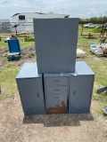 4 Metal Cabinets